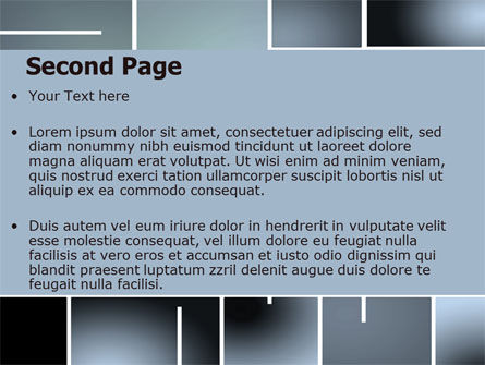 Quadratisches design PowerPoint Vorlage, Folie 2, 07473, Abstrakt/Texturen — PoweredTemplate.com