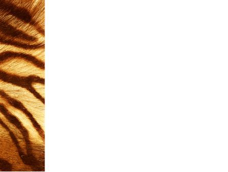 Tiger Huid PowerPoint Template, Dia 3, 07552, Dieren en Huisdieren — PoweredTemplate.com