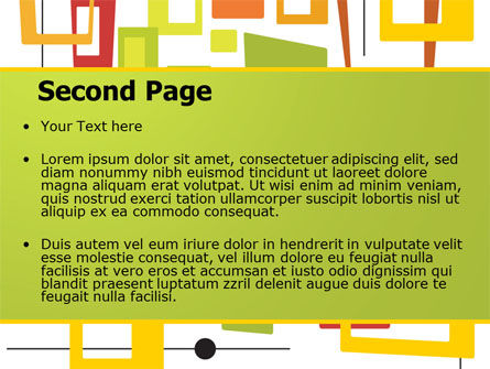 Modèle PowerPoint de cadres orange, Diapositive 2, 07593, Abstrait / Textures — PoweredTemplate.com