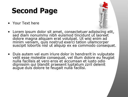 Templat PowerPoint Jigsaw Tangga, Slide 2, 07644, Konsultasi — PoweredTemplate.com