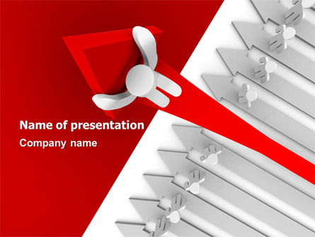 Leader of Industry PowerPoint Template, 07665, Business Concepts — PoweredTemplate.com