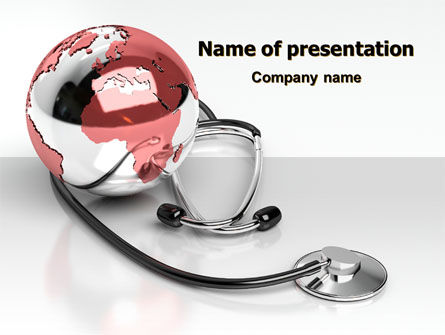 Modèle PowerPoint de soins médicaux du monde, Gratuit Modele PowerPoint, 07711, Business — PoweredTemplate.com