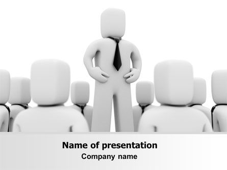 Top Leader PowerPoint Template, Free PowerPoint Template, 07742, Education & Training — PoweredTemplate.com