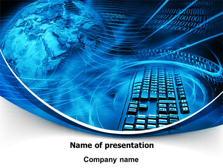 Plantilla de PowerPoint - tema del teclado, Gratis Plantilla de PowerPoint, 07780, Tecnología y ciencia — PoweredTemplate.com