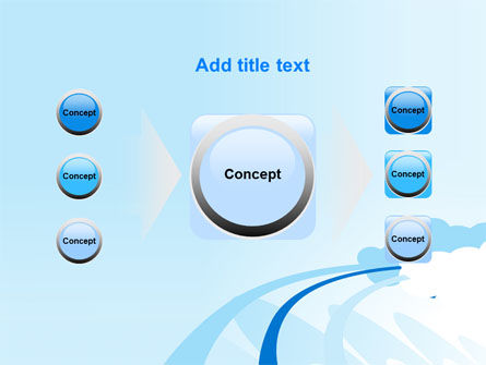 Blue Cloud Abstract PowerPoint Template, Backgrounds | 07790 ...