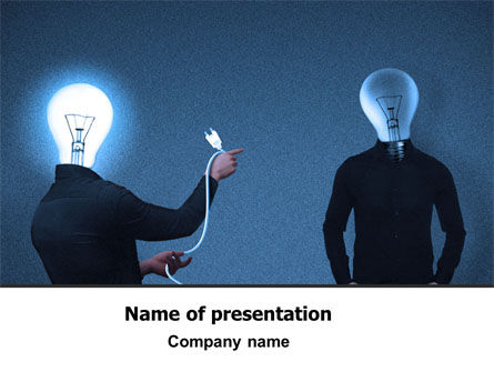 Idea Opladen PowerPoint Template, Gratis PowerPoint-sjabloon, 07817, Business Concepten — PoweredTemplate.com