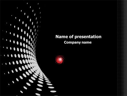 红色颗粒PowerPoint模板, 免费 PowerPoint模板, 07827, 抽象/纹理 — PoweredTemplate.com