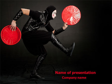 Costume Performance Free PowerPoint Template, Free PowerPoint Template, 07852, Art & Entertainment — PoweredTemplate.com