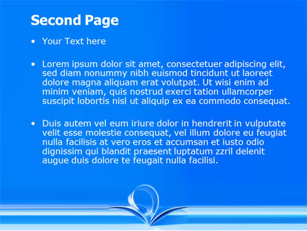 Blue Pages PowerPoint Template, Slide 2, 07868, Careers/Industry — PoweredTemplate.com