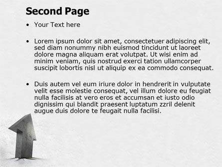 Modello PowerPoint - Freccia di pietra, Slide 2, 07881, Concetti del Lavoro — PoweredTemplate.com