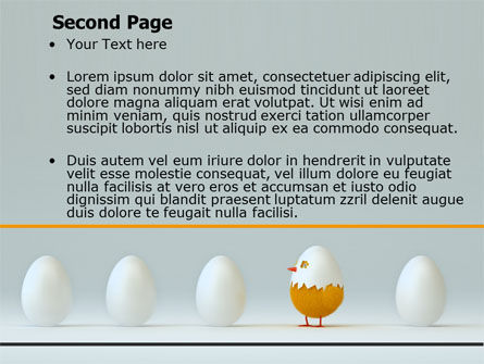 Hatched Chicken PowerPoint Template, Slide 2, 07882, Consulting — PoweredTemplate.com