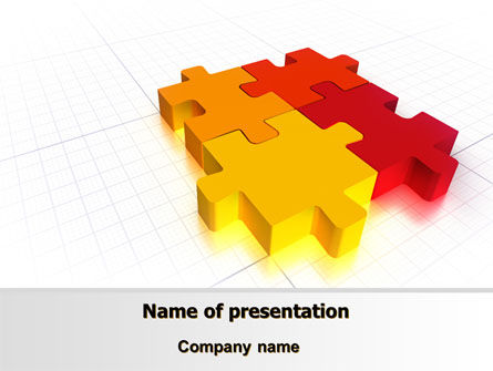 Modello PowerPoint - Montaggio del puzzle, Gratis Modello PowerPoint, 07926, Lavoro — PoweredTemplate.com