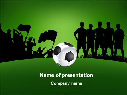 Modelo do PowerPoint - jogo de futebol, Fundos, 07943