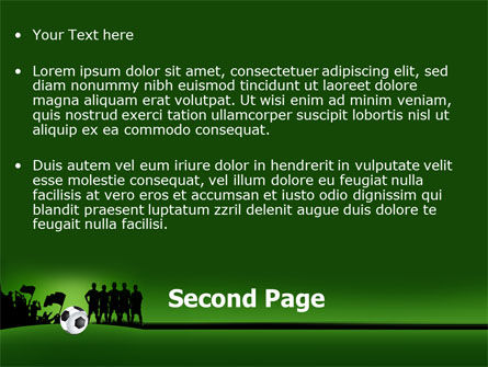 Voetbalwedstrijd PowerPoint Template, Dia 2, 07943, Sport — PoweredTemplate.com