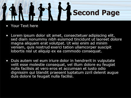 Templat PowerPoint Orang Dan Karier, Slide 2, 07957, Bisnis — PoweredTemplate.com