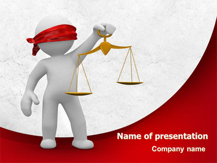 Justice PowerPoint Template, Free PowerPoint Template, 07963, Legal — PoweredTemplate.com