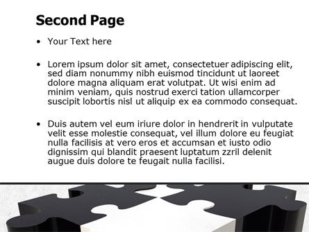 Modello PowerPoint - Puzzle assemblato, Slide 2, 07967, Consulenze — PoweredTemplate.com
