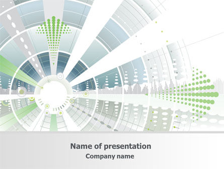 Abstract Reactor Theme PowerPoint Template, Free PowerPoint Template, 07984, Abstract/Textures — PoweredTemplate.com