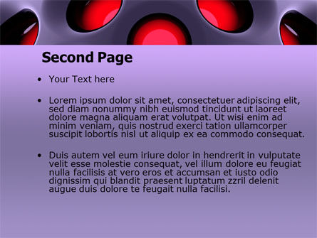 Hi-tech Design PowerPoint Template, Dia 2, 07988, 3D — PoweredTemplate.com