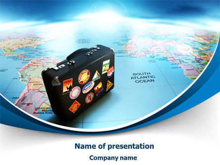 Internationaler tourismus PowerPoint Vorlage, Kostenlos PowerPoint-Vorlage, 07989, Karriere/Industrie — PoweredTemplate.com