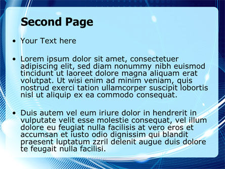 Orbital PowerPoint Template, Slide 2, 07993, Abstract/Textures — PoweredTemplate.com