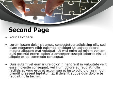 Modello PowerPoint - Jigsaw in forma, Slide 2, 08008, Consulenze — PoweredTemplate.com