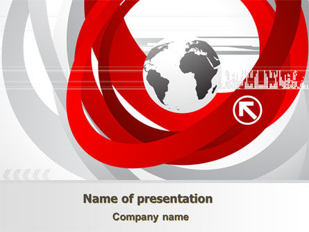 世界工会PowerPoint模板, 免费 PowerPoint模板, 08057, 商业 — PoweredTemplate.com