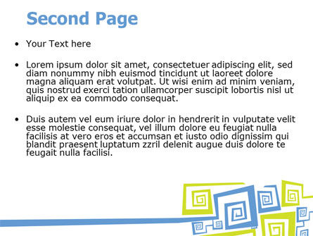 Qubic Decor PowerPoint Template, Dia 2, 08091, Abstract/Textuur — PoweredTemplate.com