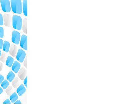 青い点 - PowerPointテンプレート, スライド 3, 08130, 抽象／テクスチャ — PoweredTemplate.com