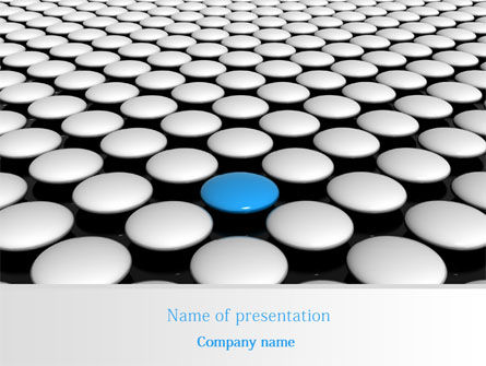 Blue Button PowerPoint Template, Free PowerPoint Template, 08136, Consulting — PoweredTemplate.com