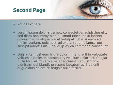 Cold Beauty PowerPoint Template, Slide 2, 08144, People — PoweredTemplate.com
