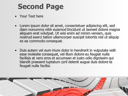 Modello PowerPoint - Linea rossa tastiera, Slide 2, 08183, Concetti del Lavoro — PoweredTemplate.com