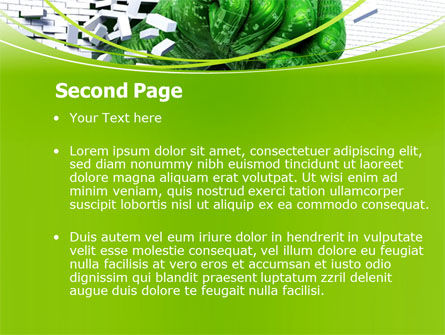 Technologische Doorbraak PowerPoint Template, Dia 2, 08191, Technologie en Wetenschap — PoweredTemplate.com