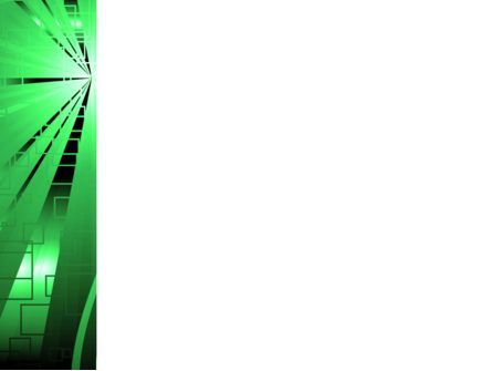 무료 파워포인트 템플릿 - 초록불, 슬라이드 3, 08212, 추상/직물 — PoweredTemplate.com