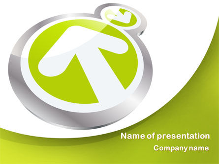 Olive Arrow PowerPoint Template, Free PowerPoint Template, 08215, Consulting — PoweredTemplate.com