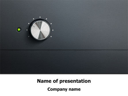 High-End Audio Free PowerPoint Template, Free PowerPoint Template, 08236, Careers/Industry — PoweredTemplate.com