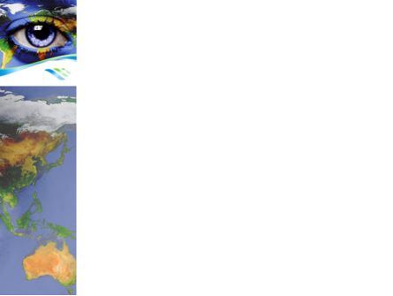 Modelo do PowerPoint - olho do mundo, Deslizar 3, 08253, Global — PoweredTemplate.com