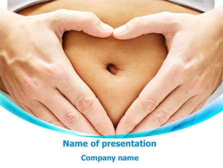 Belly Heart PowerPoint Template, Free PowerPoint Template, 08270, Medical — PoweredTemplate.com