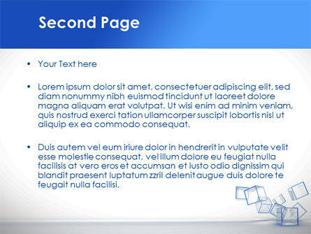 Templat PowerPoint Kaca Kubus, Slide 2, 08276, Bisnis — PoweredTemplate.com