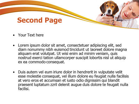 파워포인트 템플릿 - 수의사, 슬라이드 2, 08292, 동물 및 애완동물 — PoweredTemplate.com