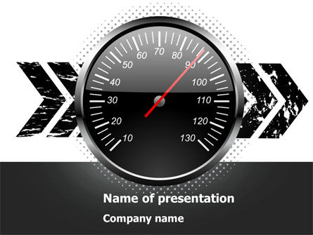 Speed Restrictions PowerPoint Template, 08307, Careers/Industry — PoweredTemplate.com