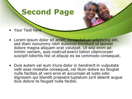Modèle PowerPoint de conjoint de personnes âgées, Diapositive 2, 08332, Mensen — PoweredTemplate.com