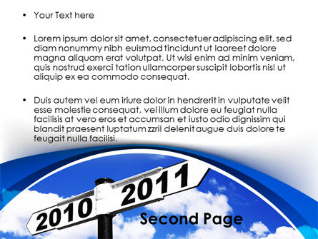 Modèle PowerPoint de de 2010 à 2011, Diapositive 2, 08339, Concepts commerciaux — PoweredTemplate.com
