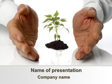 Future Planning PowerPoint Template, 08367, Nature & Environment — PoweredTemplate.com