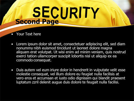Modello PowerPoint - Sicurezza, Slide 2, 08388, Carriere/Industria — PoweredTemplate.com
