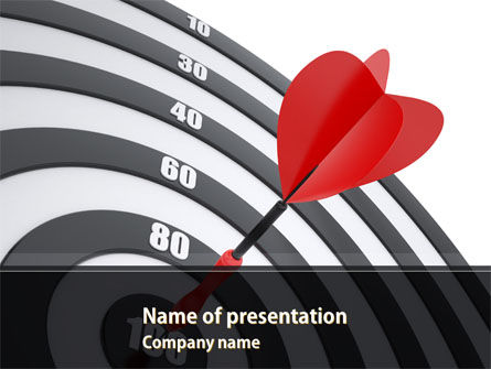 Bullseye PowerPoint Template, Free PowerPoint Template, 08389, Consulting — PoweredTemplate.com