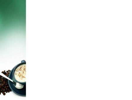 Kaffeetasse mit kaffeebohnen herum PowerPoint Vorlage, Folie 3, 08402, Food & Beverage — PoweredTemplate.com