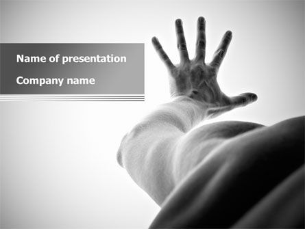 Reach for Hope PowerPoint Template, PowerPoint Template, 08431, Religious/Spiritual — PoweredTemplate.com