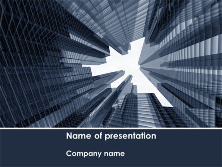 灰色城市文明PowerPoint模板, 免费 PowerPoint模板, 08433, 建筑 — PoweredTemplate.com