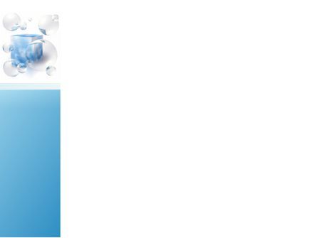 파워포인트 템플릿 - 블루 큐브, 슬라이드 3, 08439, 추상/직물 — PoweredTemplate.com